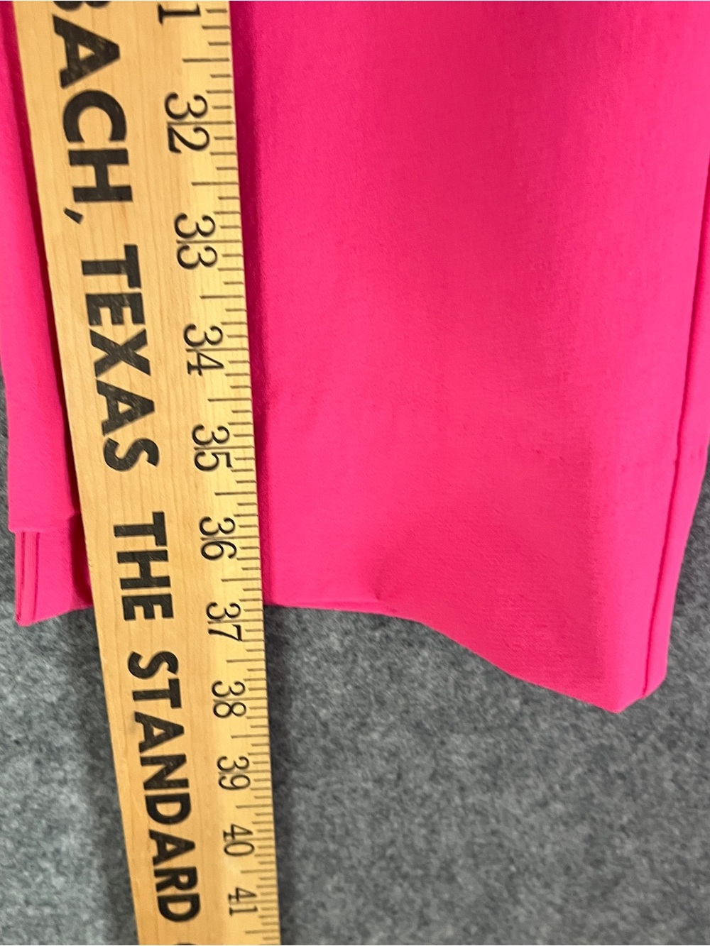 GOLFTINI Hot Pink Straight Leg Golf Pants Stretch Slash Pockets Hem Notch Size M - Picture 14 of 15